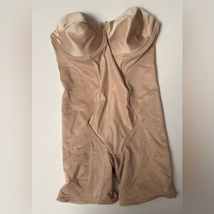 Miraclesuit Nude Strapless Shapewear Bodysuit - 40C